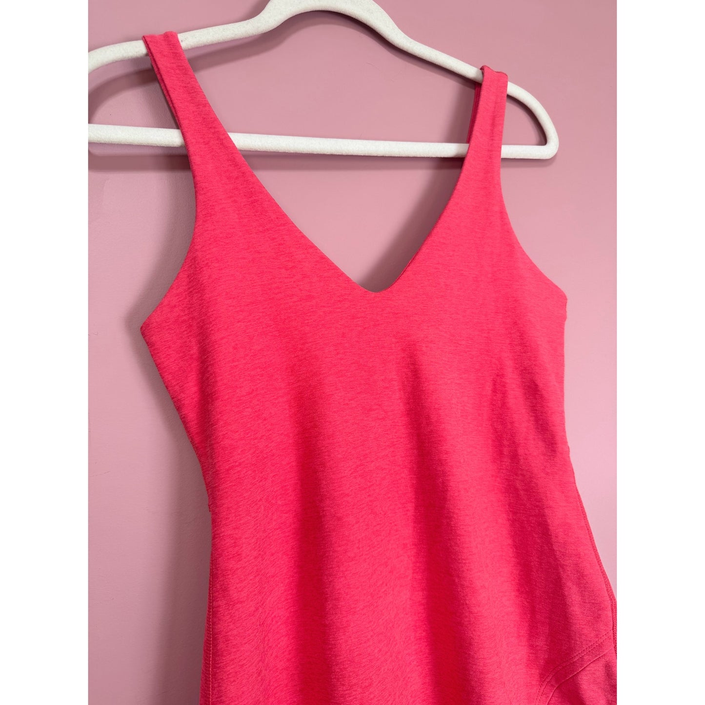 Beyond Yoga Spacedye Inspire Midi Dress in Pink Size XS
