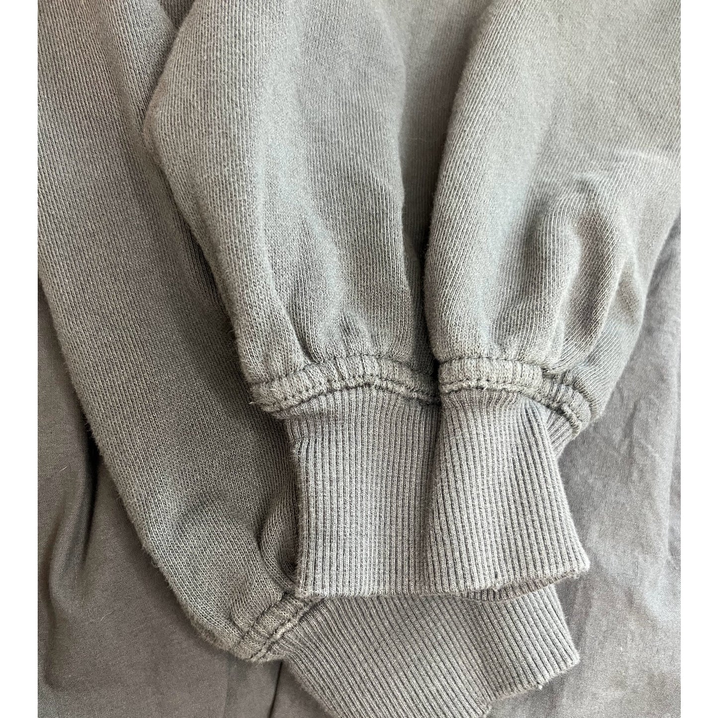 Free People Eleanor Sweatshirt in Peppery Combo Small Knit Pleated Oversized