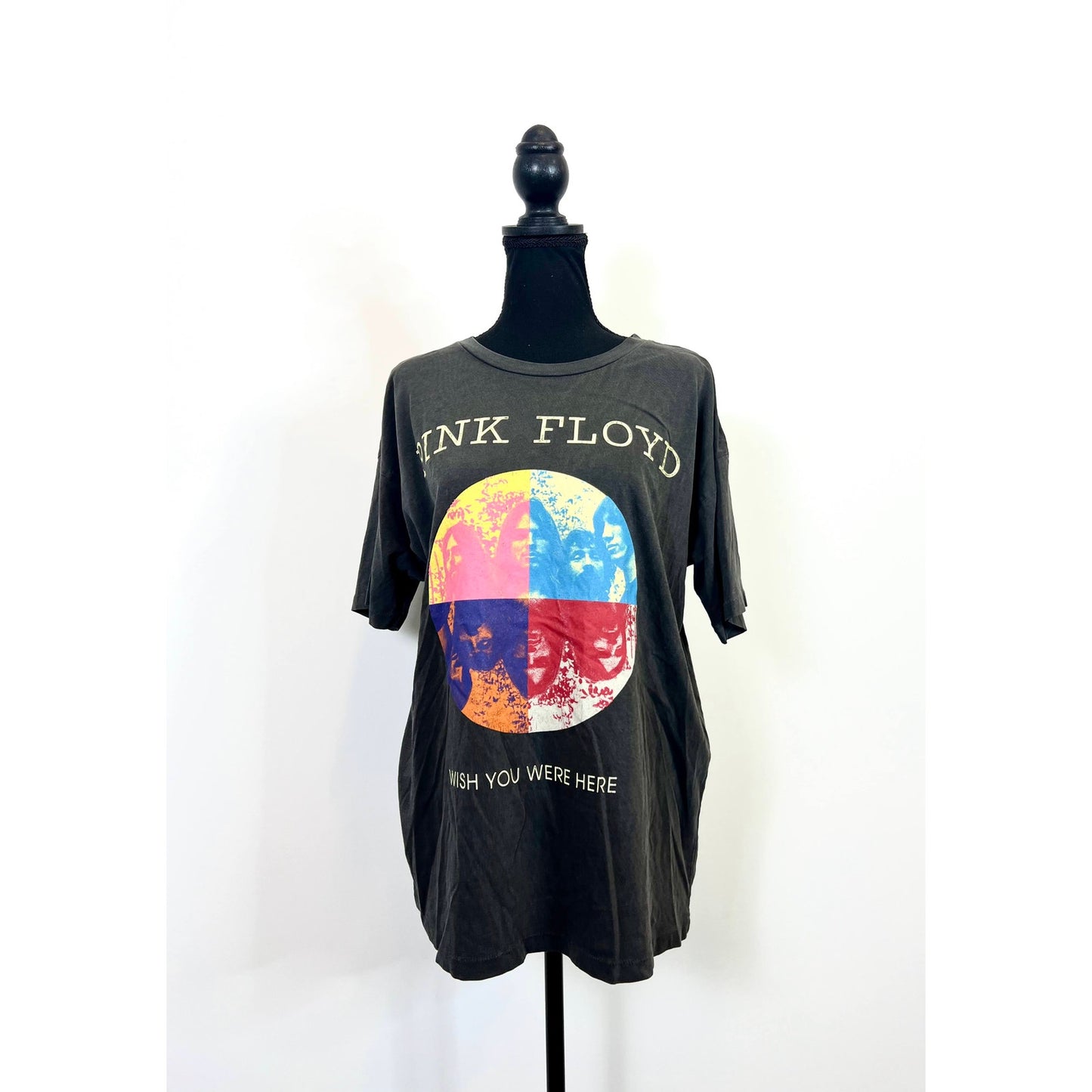 Daydreamer Pink Floyd Wish You Were Here Merch Tee in Pigment Black One Size