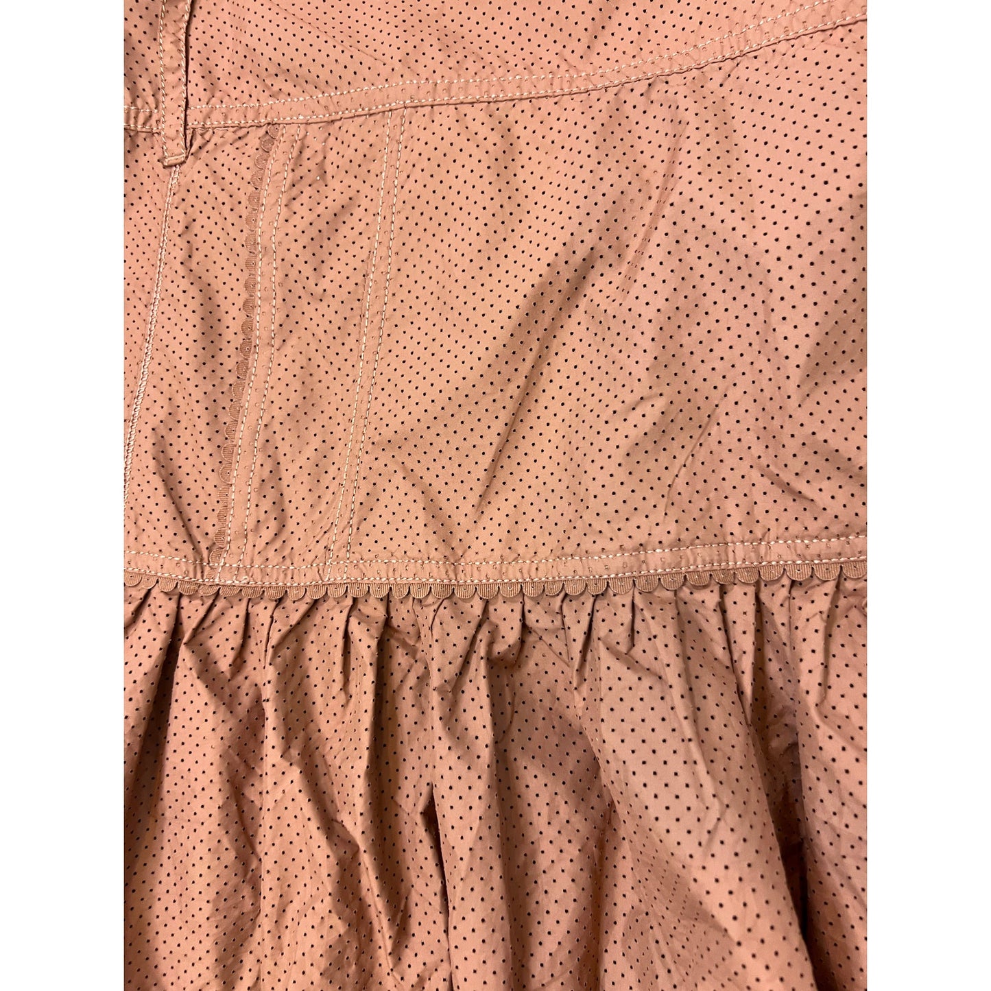 Adidas by Stella McCartney Tennis Skirt Brown Large Zip Back Activewear Sports