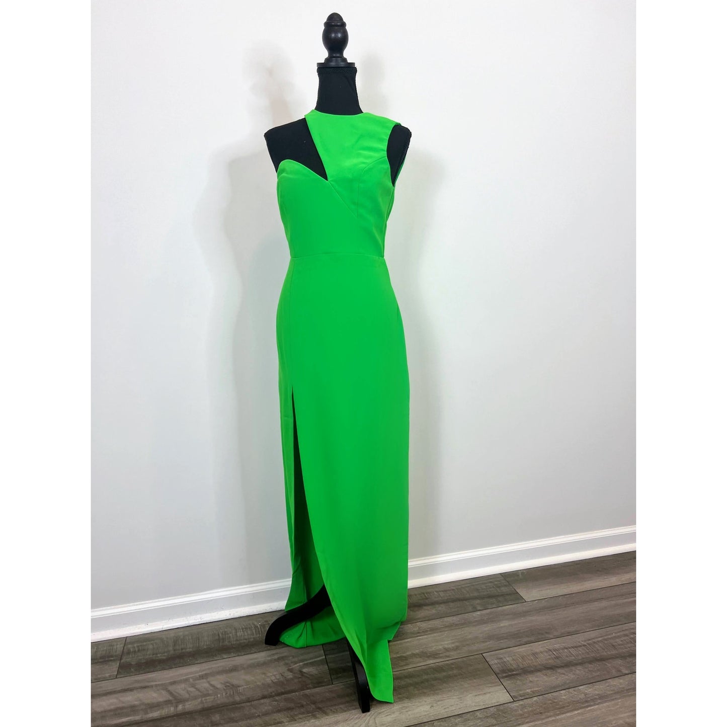 Amanda Uprichard x Revolve Gilda Gown Maxi Dress in Grass Green Small Lined