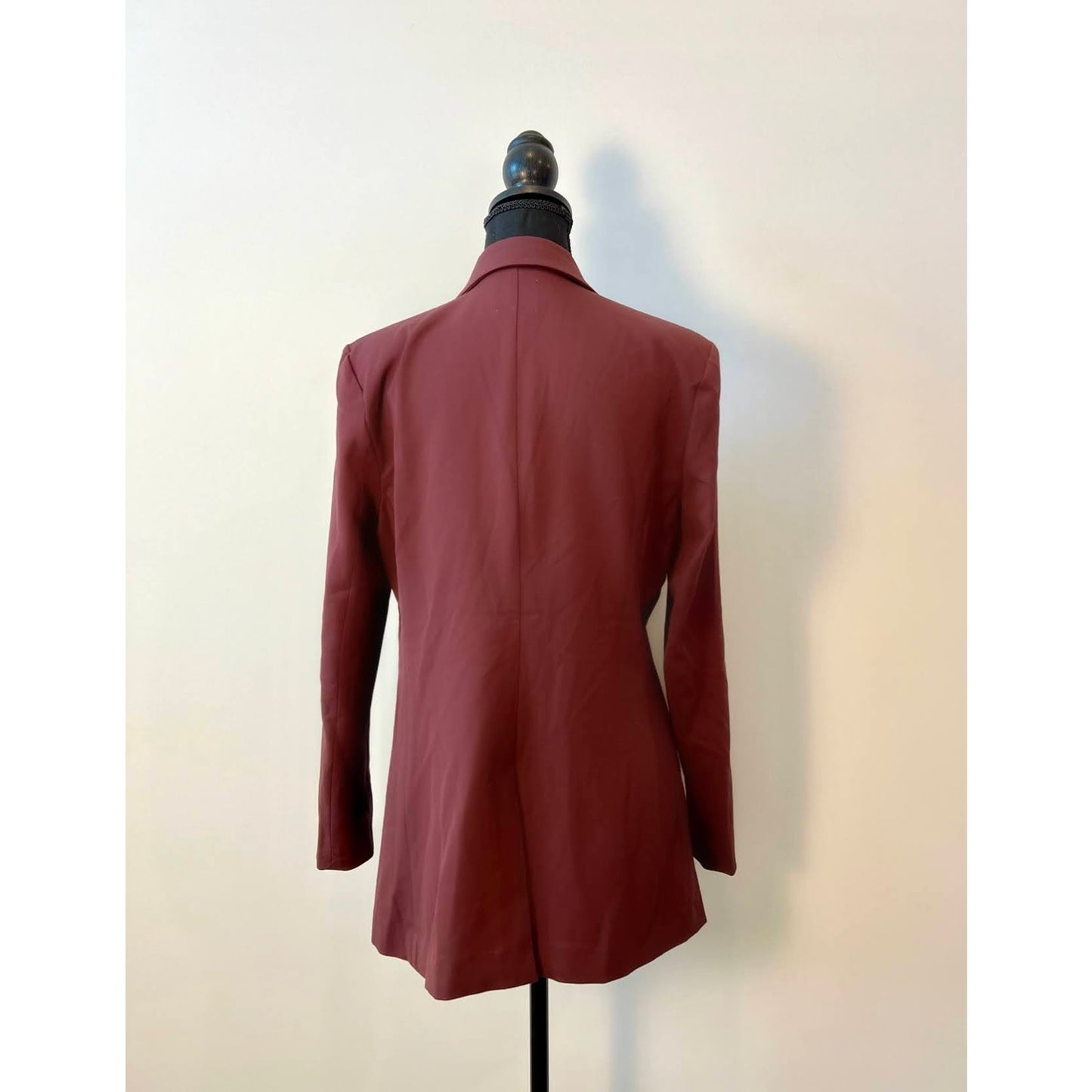 Nic + Zoe The Avenue Blazer in Redwood Size 8 Button Front Stretch Formal Party