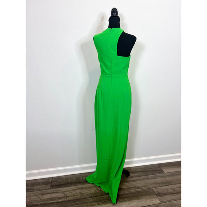 Amanda Uprichard x Revolve Gilda Gown Maxi Dress in Grass Green Small Lined