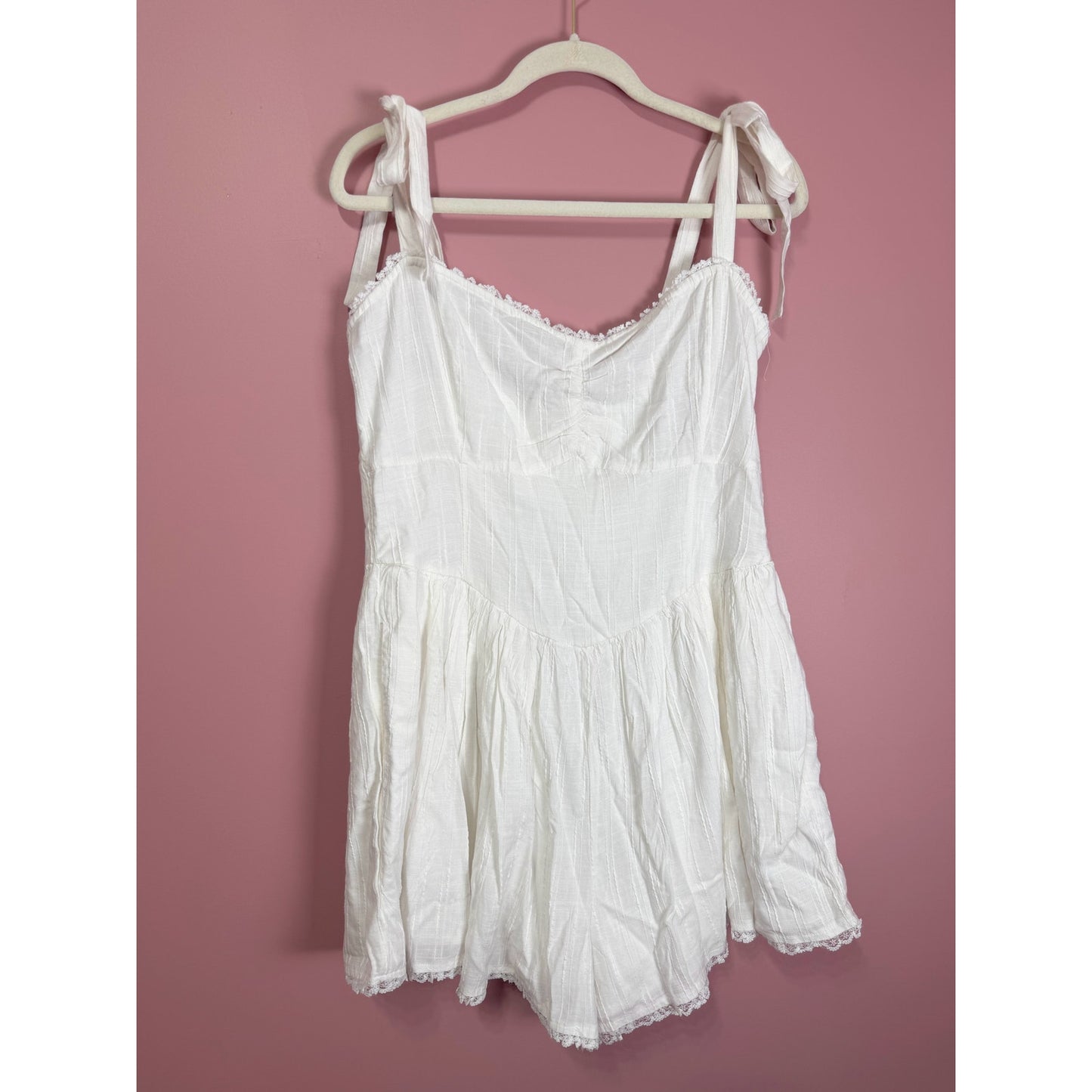 Show Me Your Mumu Regal Romper in White Size XL