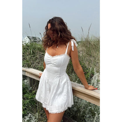 Show Me Your Mumu Regal Romper in White Size XL