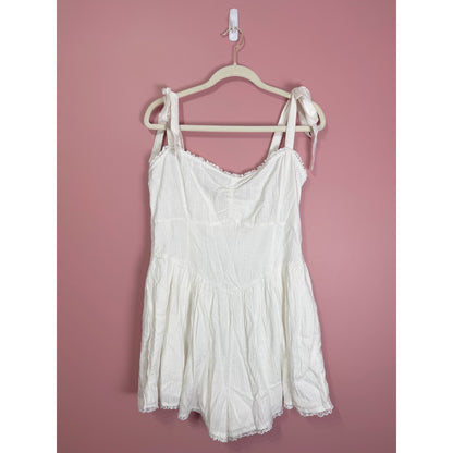 Show Me Your Mumu Regal Romper in White Size XL