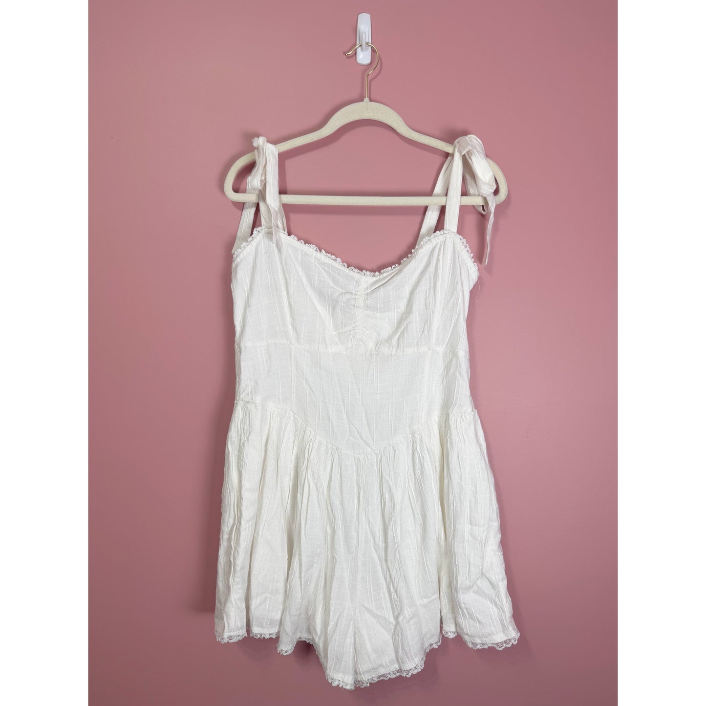 Show Me Your Mumu Regal Romper in White Size XL