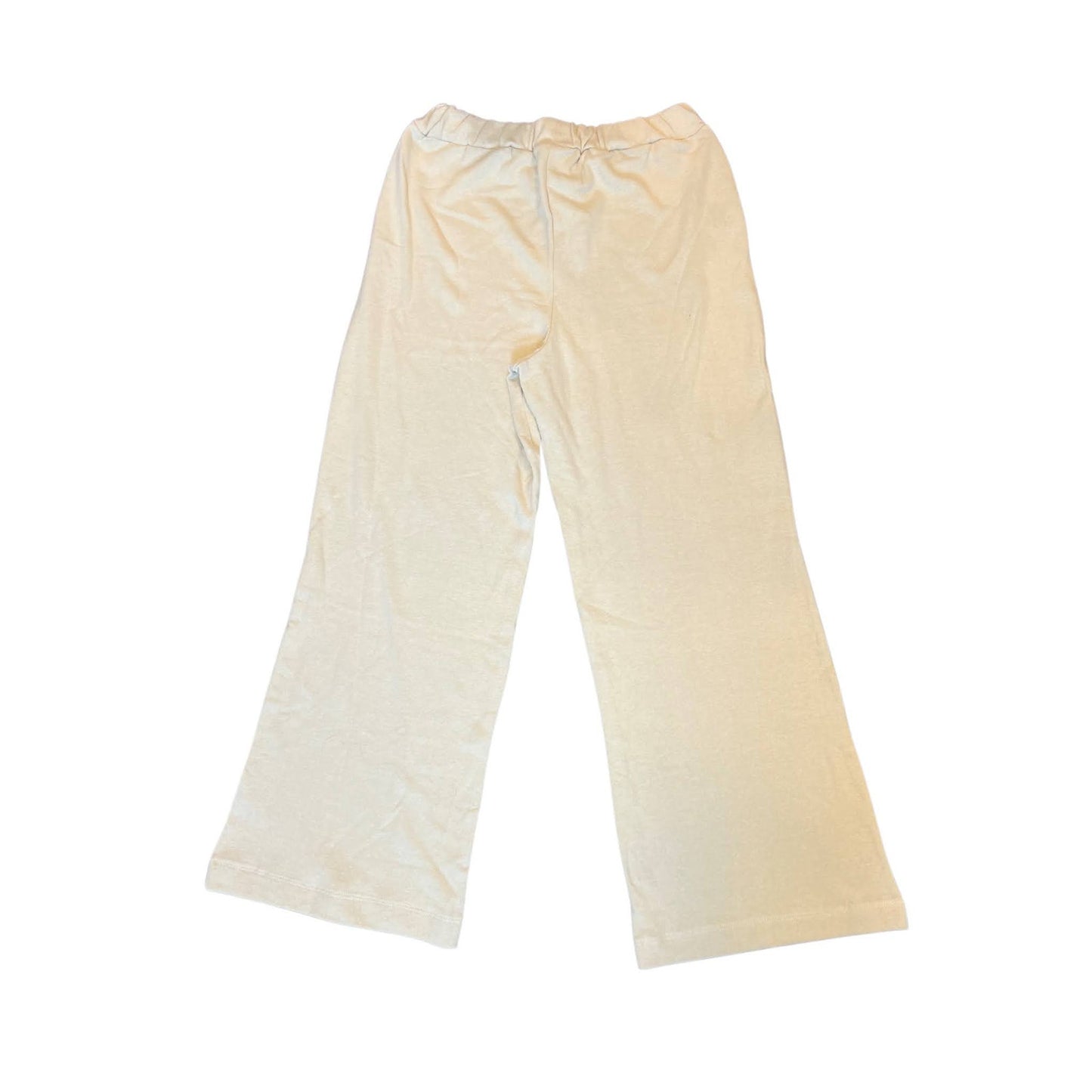 Savannah Morrow Lounge Pants in Cream Pull On High Rise Wide Leg Classic