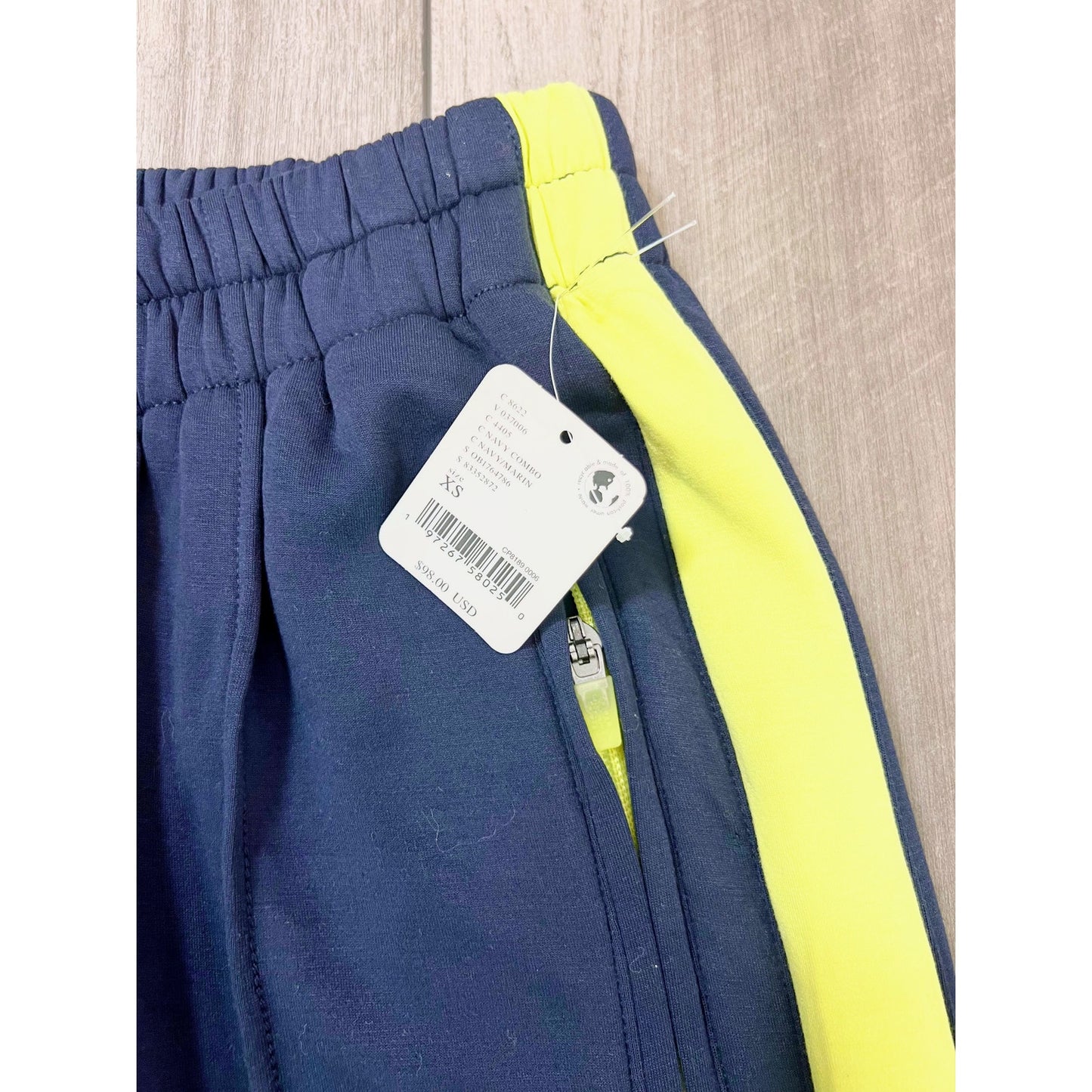 Free People Movement Right On Track Pants in Navy Combo Size XS Stretch Mid Rise