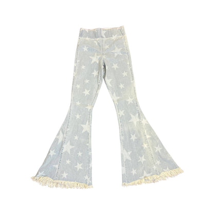 Show Me Your Mumu Berkeley Bells Jeans in Youre a Star Size XS Pull On Stretch