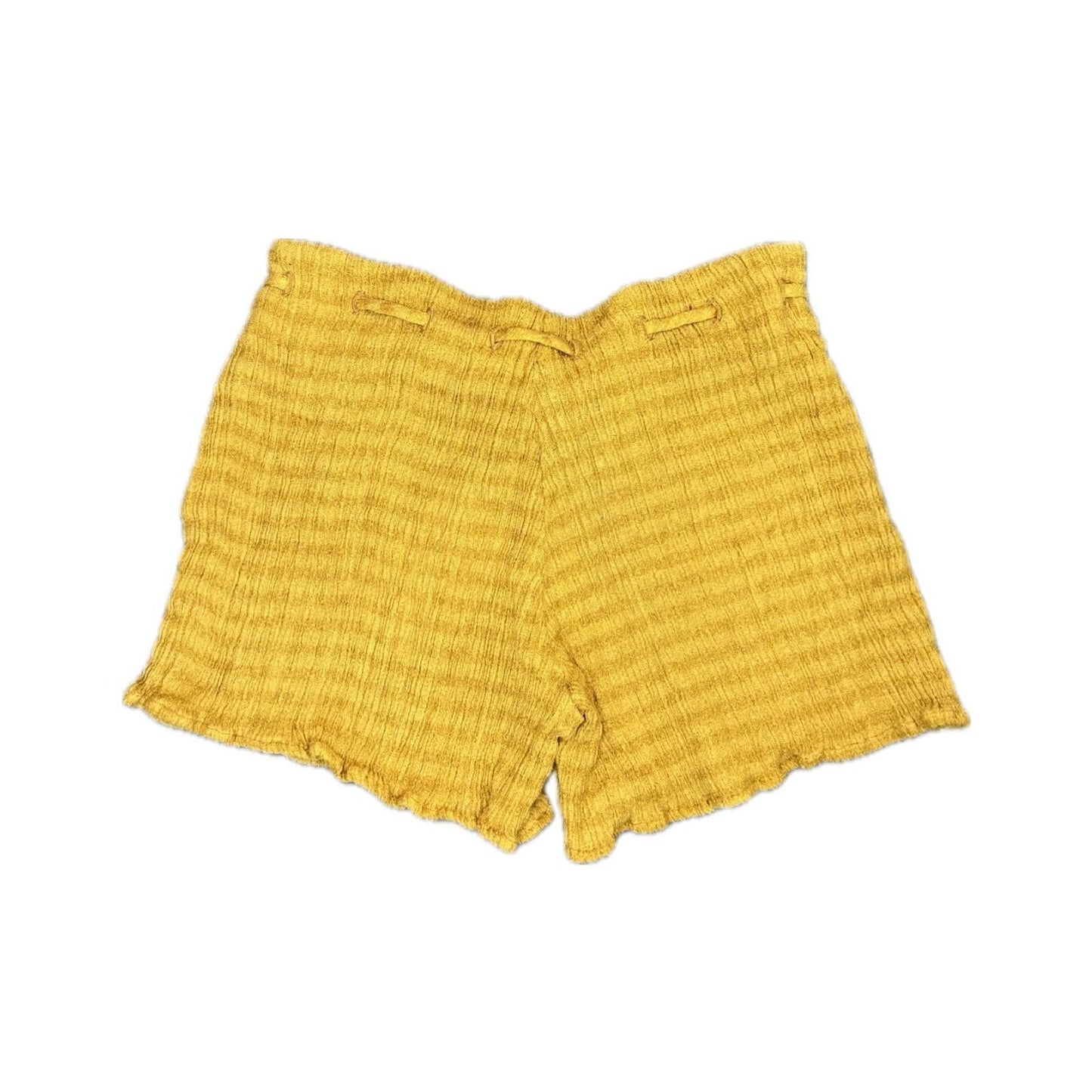 Savannah Morrow Zamia Shorts in Sunshine Size XXS Drawstring Pull-On Textured