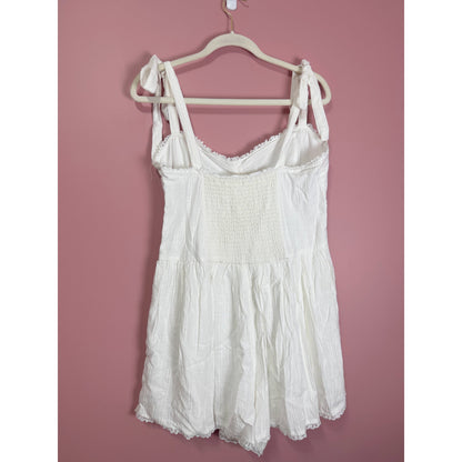 Show Me Your Mumu Regal Romper in White Size XL