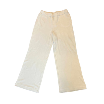 Savannah Morrow Lounge Pants in Cream Pull On High Rise Wide Leg Classic