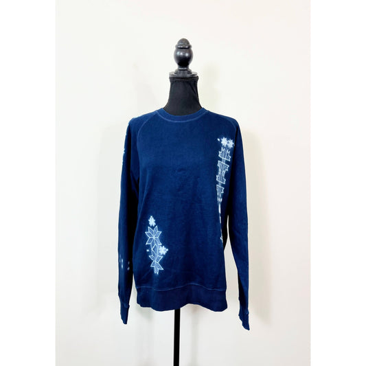 Free People 11.11 X We The Free Kolz Sweatshirt in Blue Small Pullover Knit